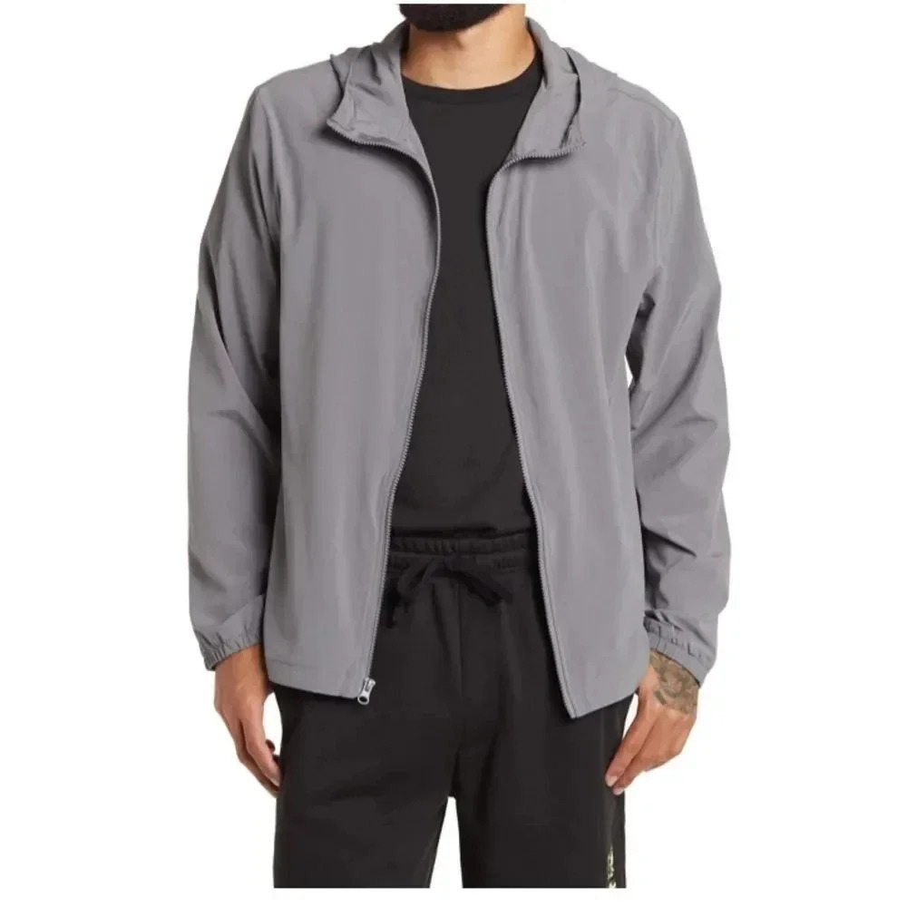 Z by Zella Traction Training Jacket in Gray Shade NEW Mens Size M